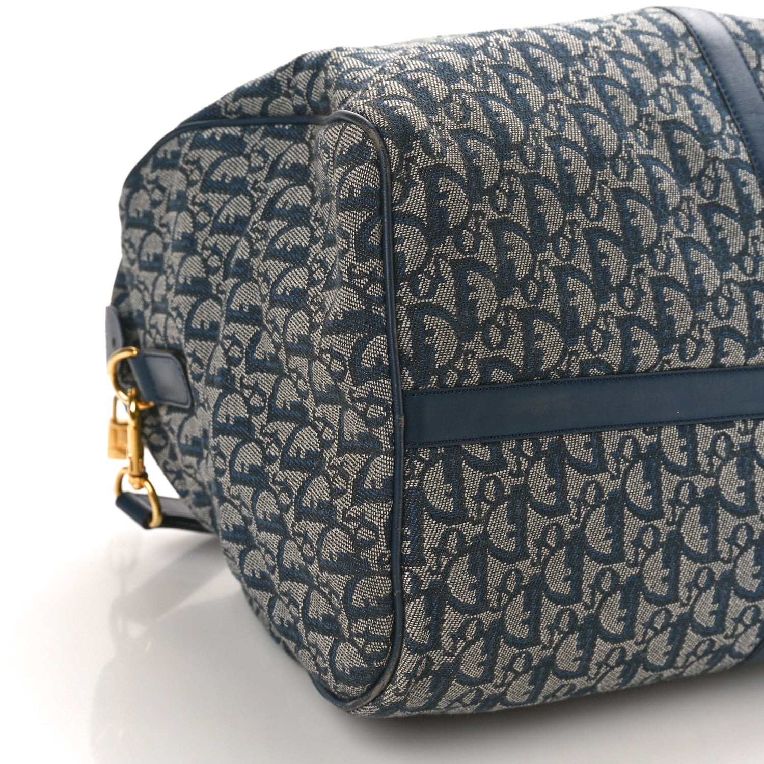 Christian Dior Monogram Boston Navy Blue 8 of 16