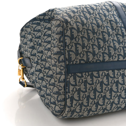 Christian Dior Monogram Boston Navy Blue 8 of 16