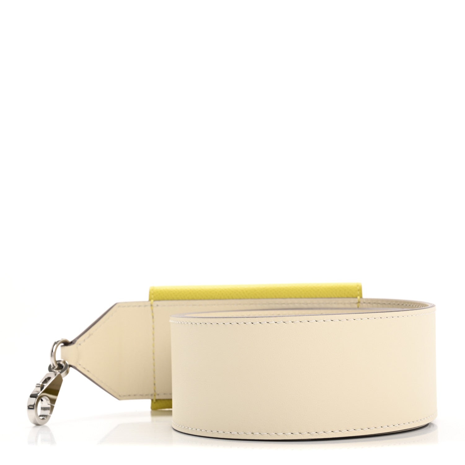 Hermes Swift Epsom Pocket Kelly Shoulder Strap Nata Lime 2 of 5