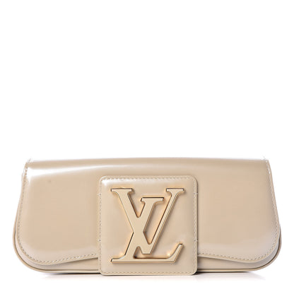 Louis Vuitton Patent Sobe Clutch Blanc Corail 1 of 9
