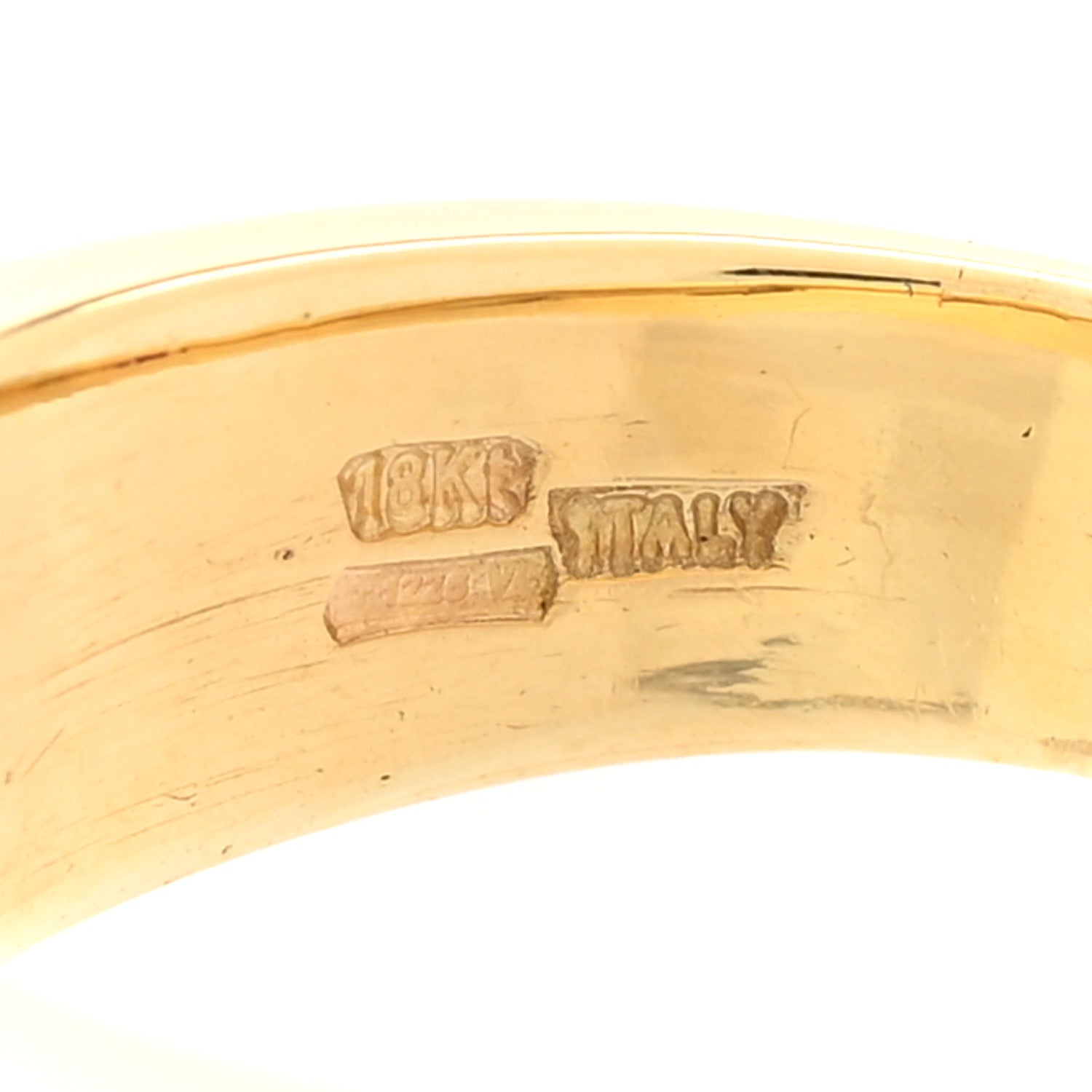 Roberto Coin 18K Yellow Gold Tapered 5 Band Ring 50 5.5 4 of 5