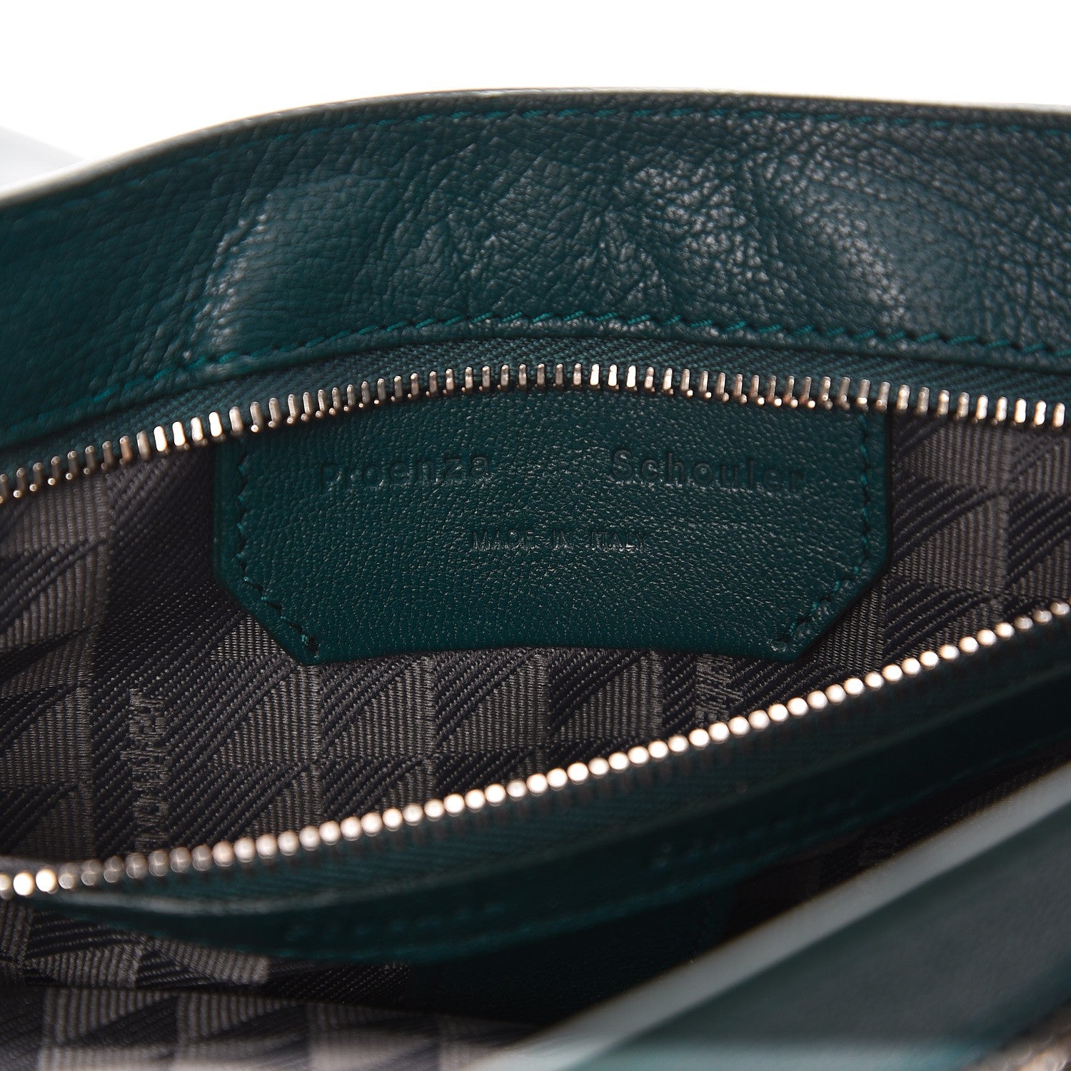 Proenza Schouler Lambskin Medium PS1 Satchel Dark Teal 8 of 9