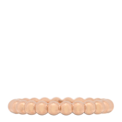 Van Cleef & Arpels 18K Rose Gold Medium Perlee Ring 53 6.5 3 of 4