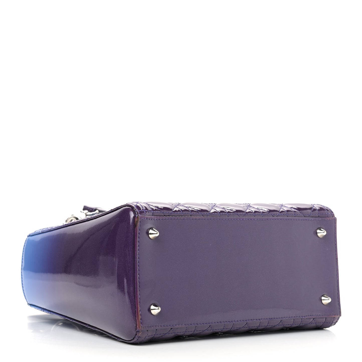 Patent Gradient Medium Lady Dior Purple Blue