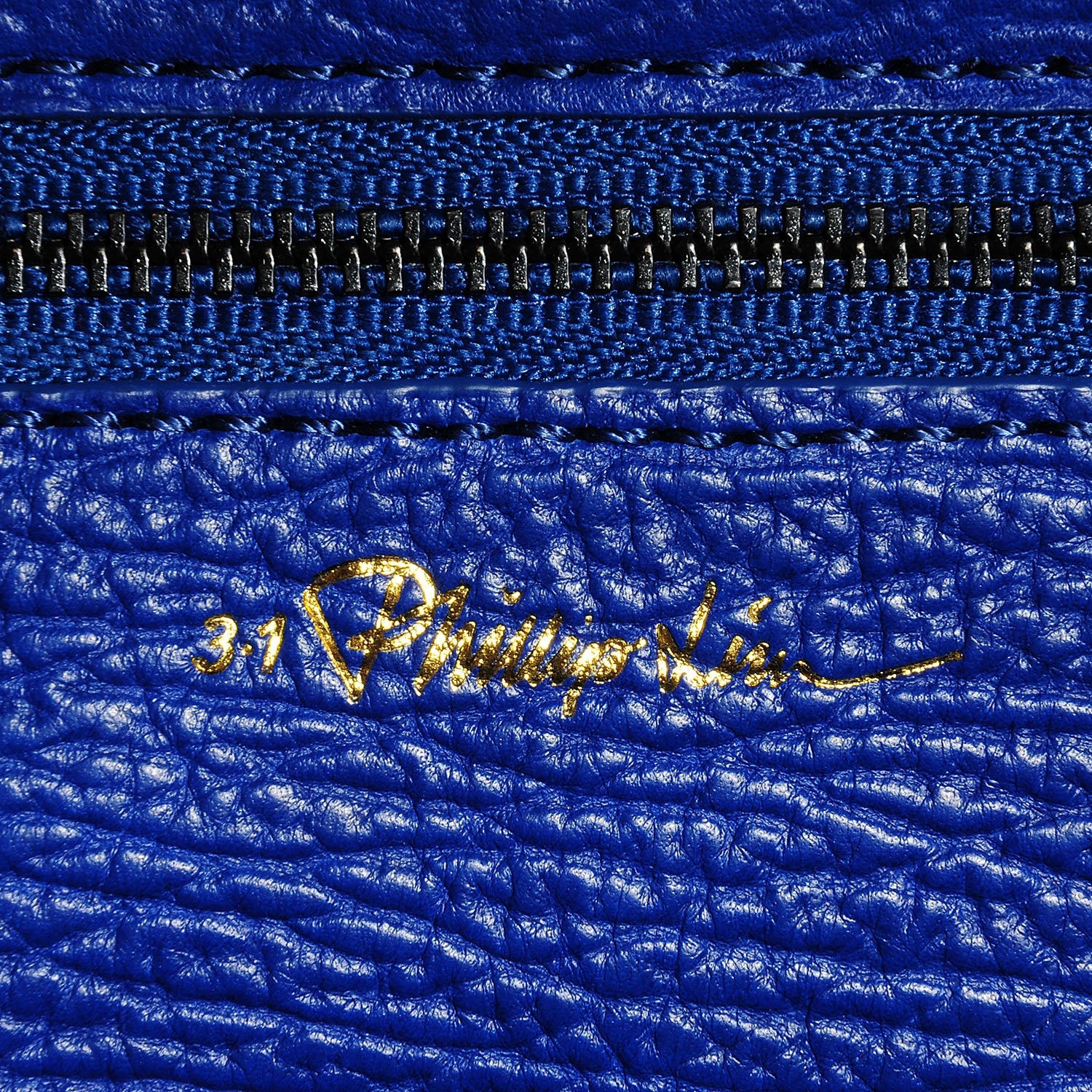 3.1 Phillip Lim 3.1 Leather Medium Pashli Satchel Cobalt Blue 7 of 12