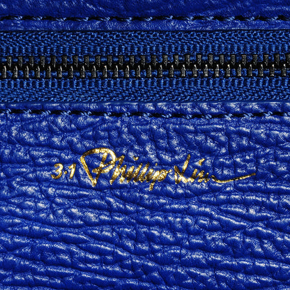 3.1 Phillip Lim 3.1 Leather Medium Pashli Satchel Cobalt Blue 7 of 12
