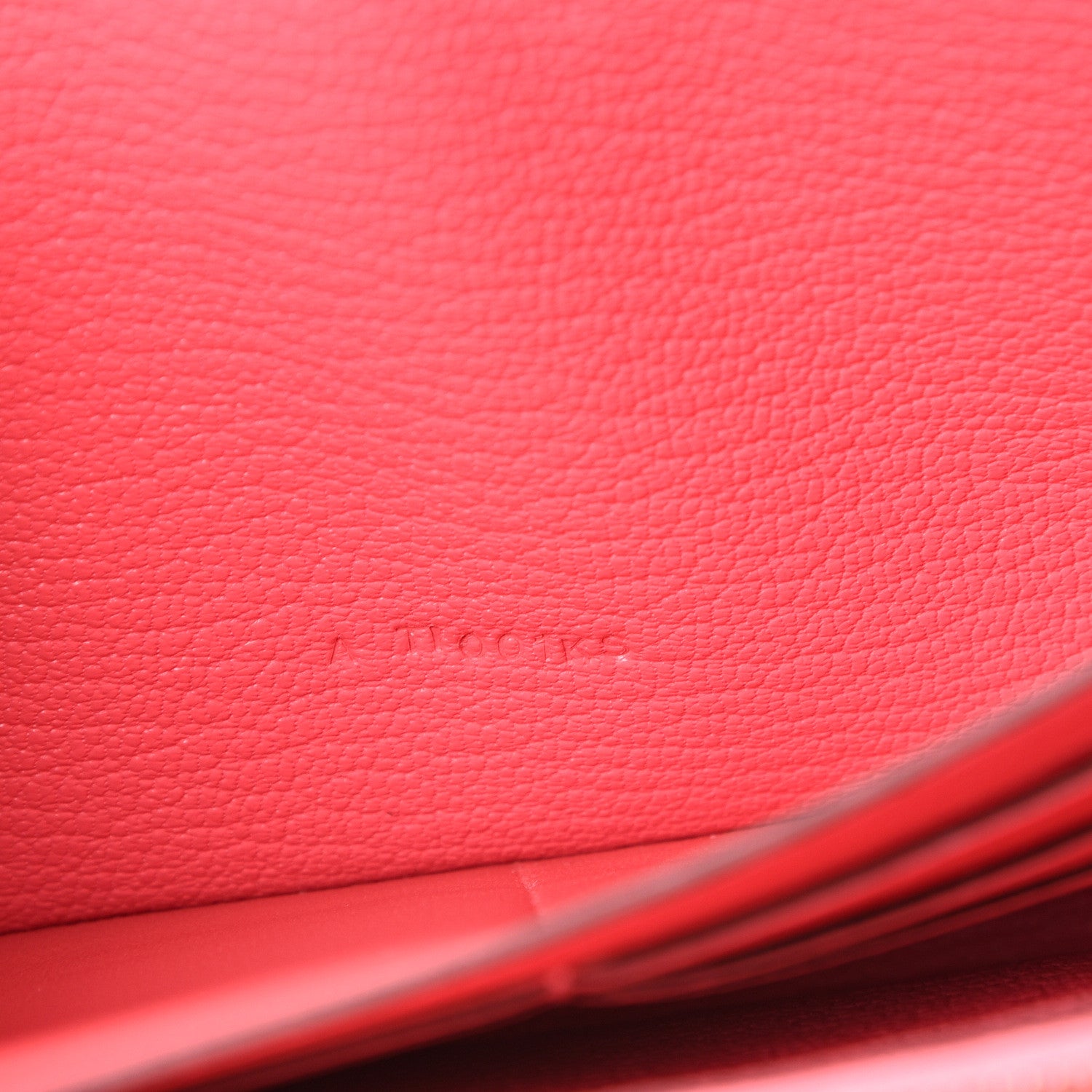 Hermes Chevre Mysore Kelly Longue Wallet Rose Lipstick 6 of 7