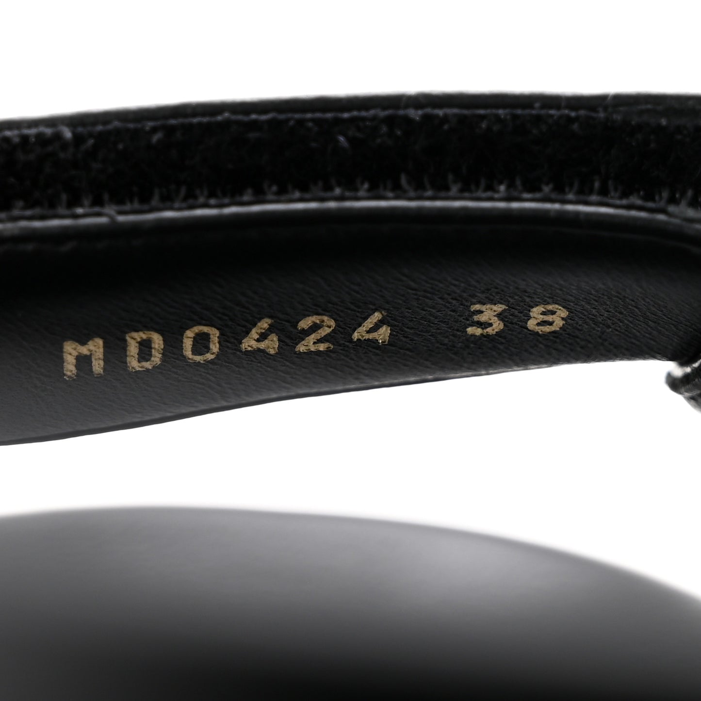 Lambskin Dioract 10mm Sandals 38 Black