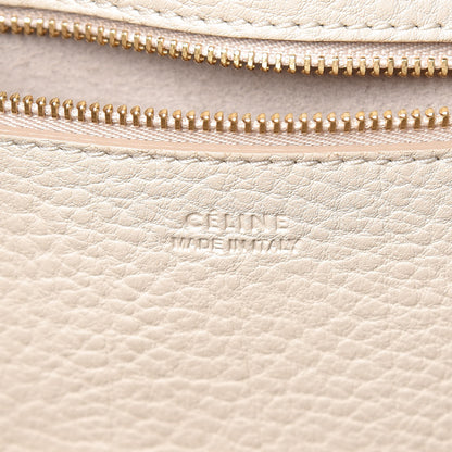 Celine Crisped Calfskin Mini Tie Knot Tote Chalk 6 of 14