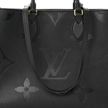 Louis Vuitton Empreinte Monogram Giant Onthego MM Black 7 of 11