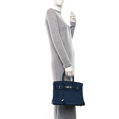 Hermes Togo Verso Birkin 30 Deep Bleu Bleu Zanzibar 2 of 12