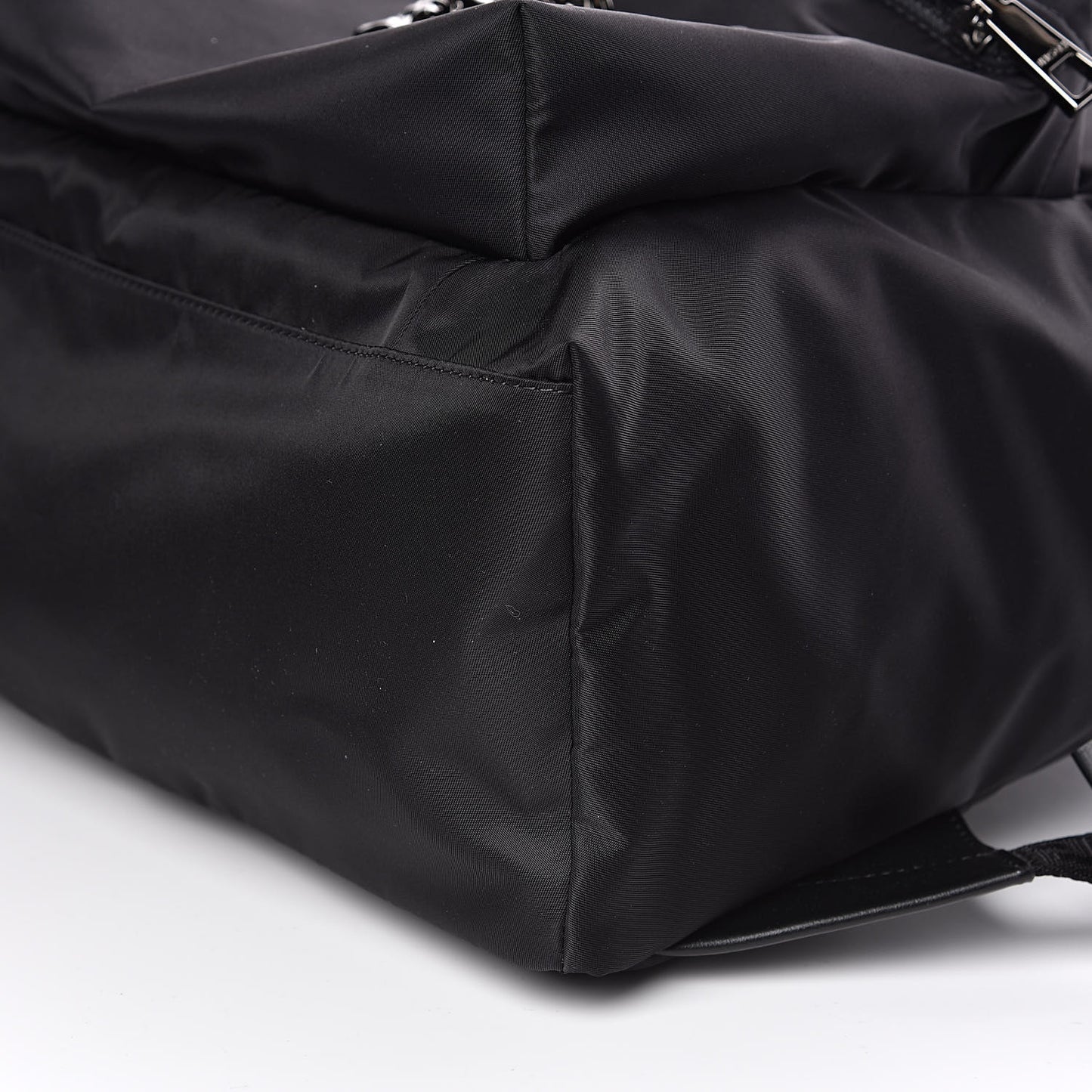 Nylon Palazzo Medusa Backpack Black