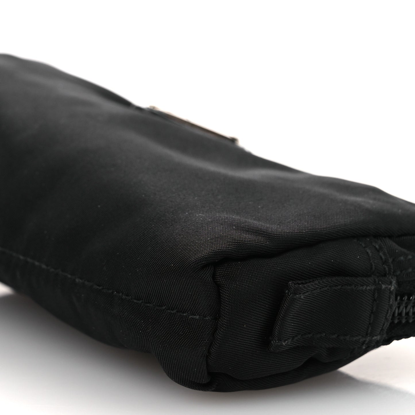 Tessuto Nylon Vela Cosmetic Pouch Black