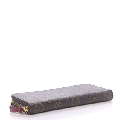 Louis Vuitton Monogram Clemence Wallet Fuchsia 4 of 7