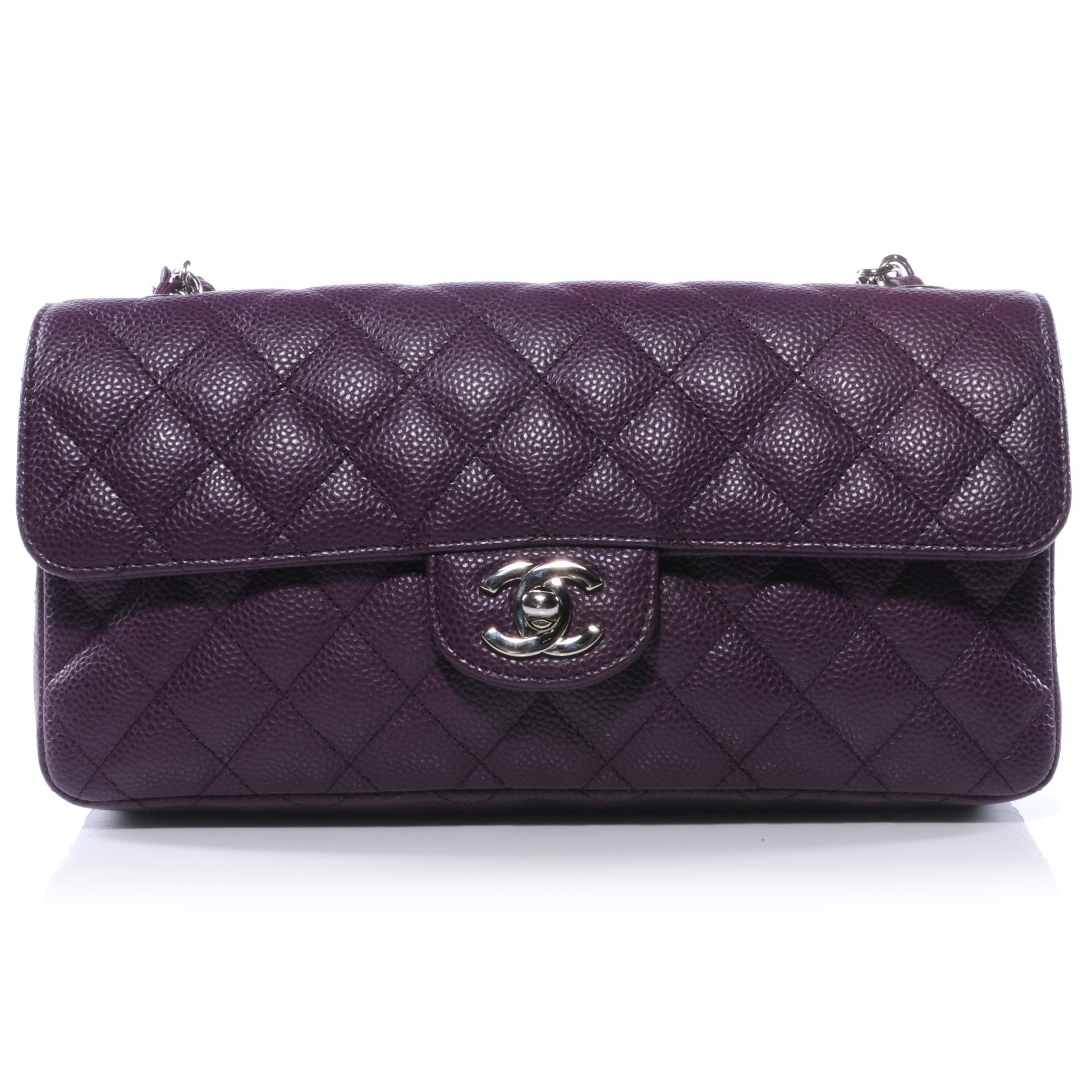 Chanel Caviar East West Flap Purple 1 of 9