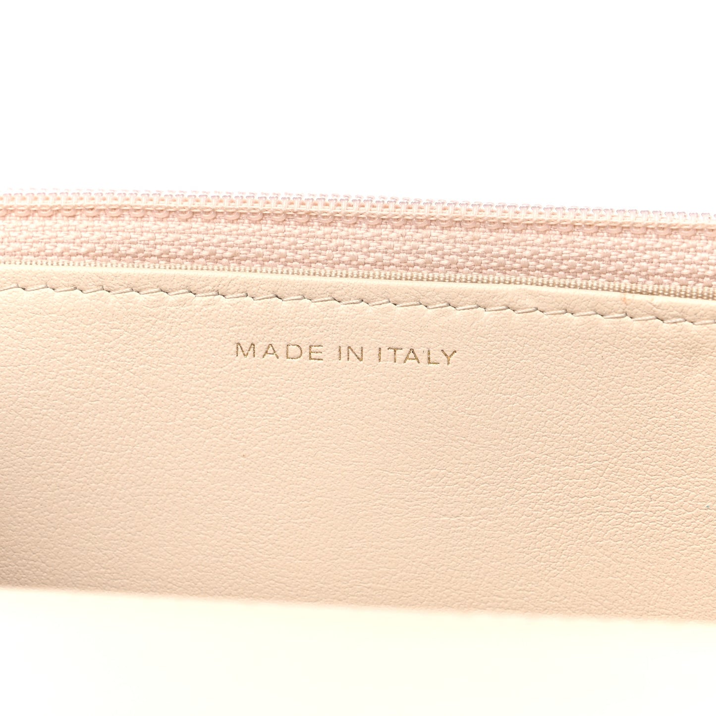 Goatskin Quilted Chanel 19 Wallet On Chain WOC Light Beige