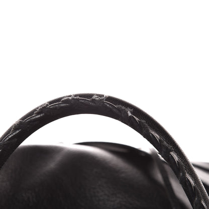 Balenciaga Chevre Silver Metallic Edge Hardware City Black 11 of 14