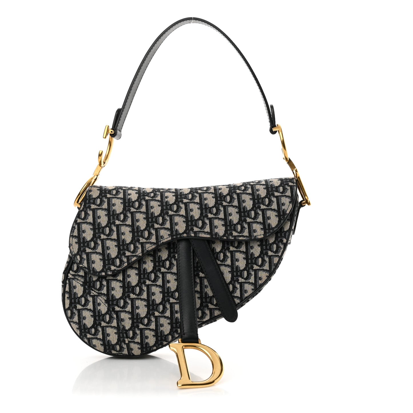 Oblique Saddle Bag Blue