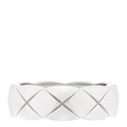 Chanel 18K White Gold Small Coco Crush Ring 55 7.25 3 of 4