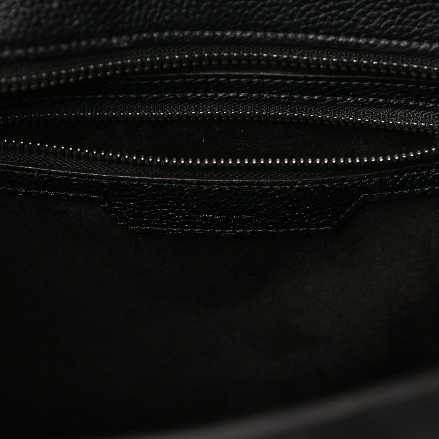 Celine Drummed Calfskin Micro Luggage Black 6 of 16