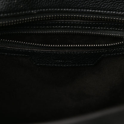 Celine Drummed Calfskin Micro Luggage Black 6 of 16