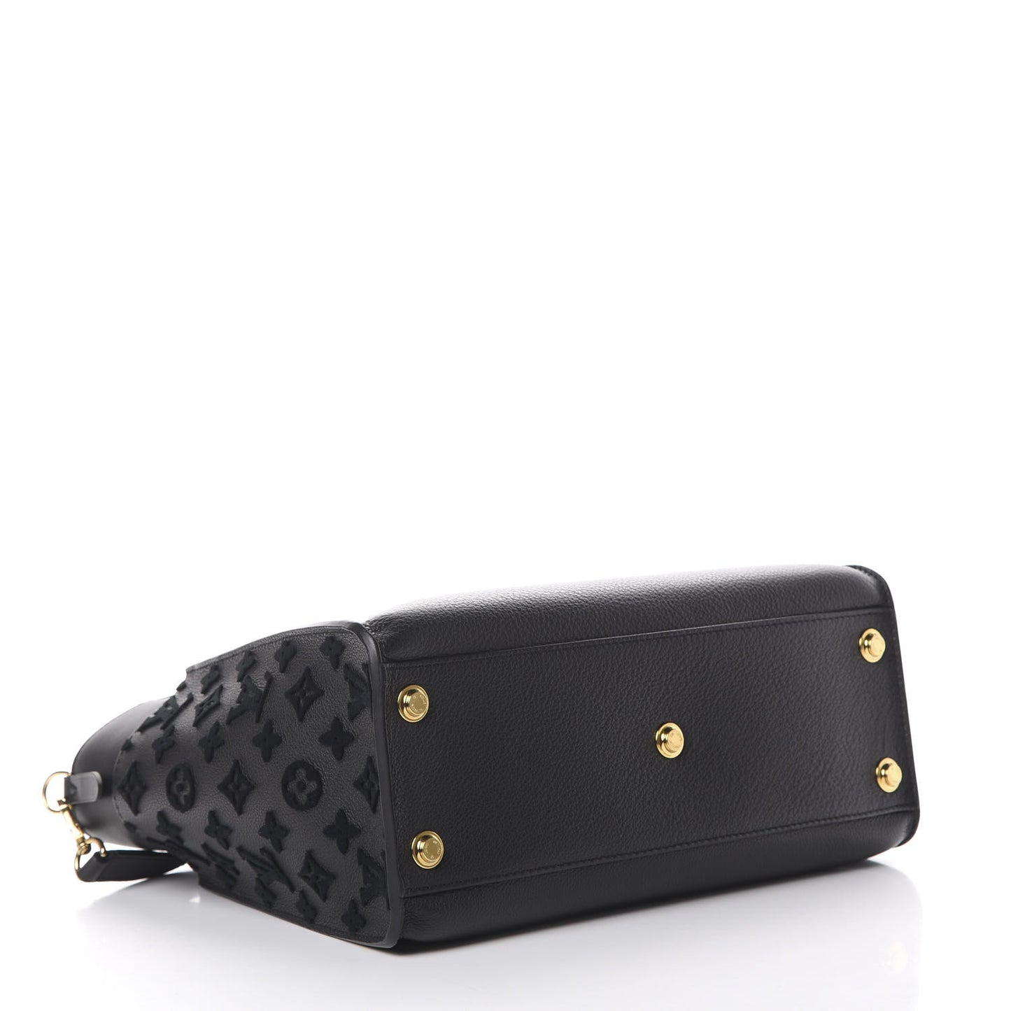 Calfskin Monogram Tufting On My Side Black