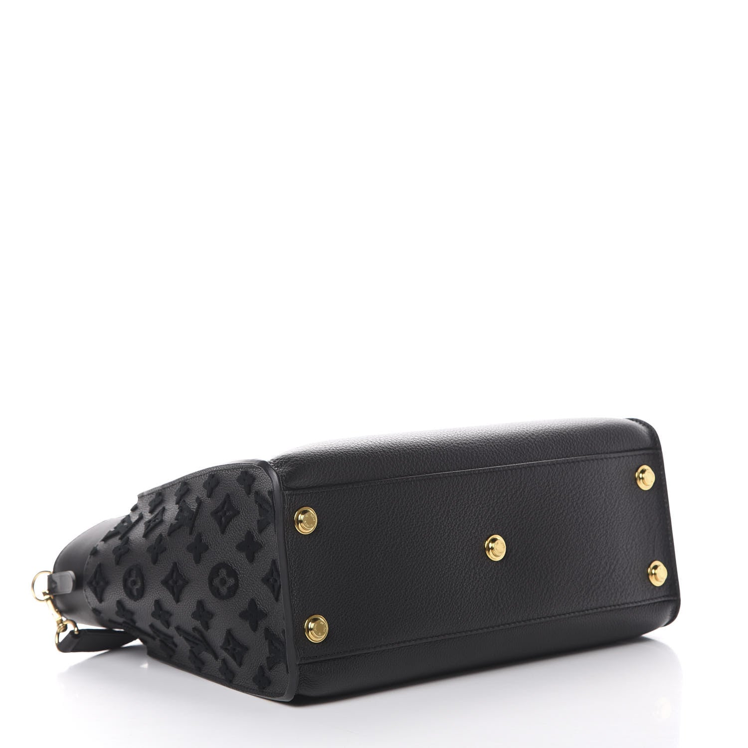 Louis Vuitton Calfskin Monogram Tufting On My Side Black 7 of 19