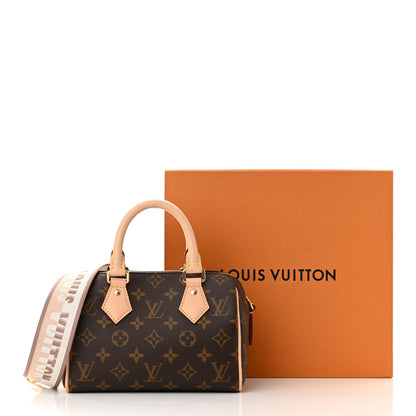 Louis Vuitton Monogram Speedy Bandouliere 20 Beige 10 of 10