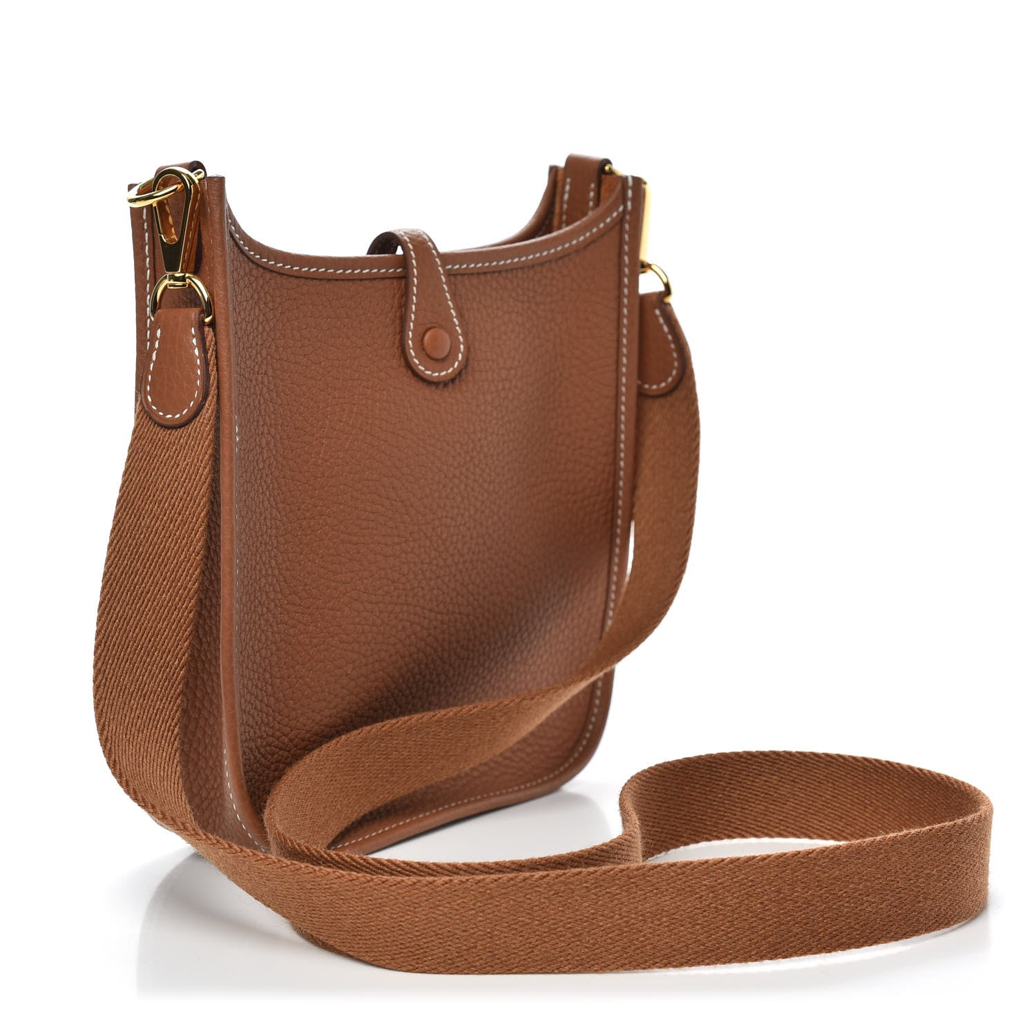 Hermes Taurillon Clemence Evelyne TPM Gold 3 of 11