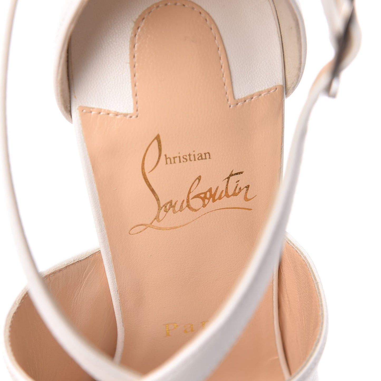 Shiny Nappa Malefissima 100 Sandals 37.5 Latte