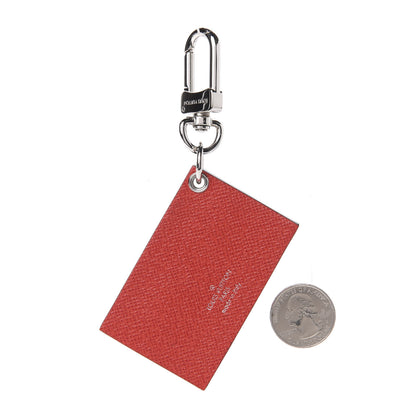 Louis Vuitton Epi Petite Malle Bag Charm Key Holder Red 2 of 3