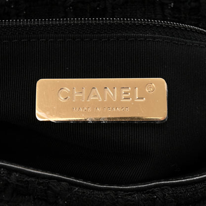 Chanel Tweed Quilted Medium Chanel 19 Flap Black 6 of 10