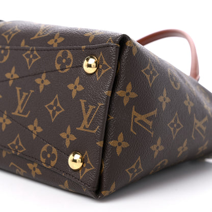 Louis Vuitton Monogram V Tote MM Black 8 of 10