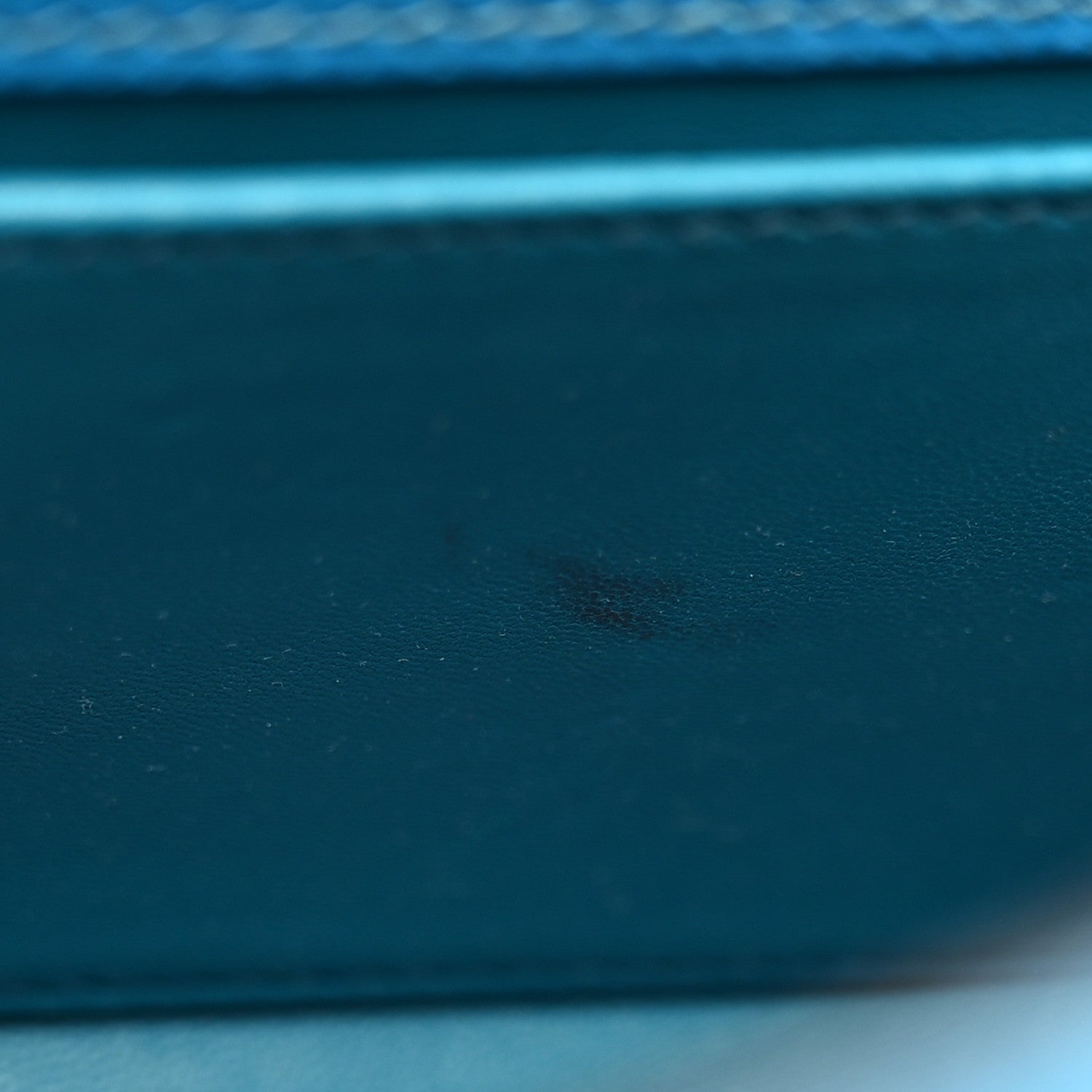 Hermes Epsom Kelly Pochette Clutch Bleu Izmir 7 of 19