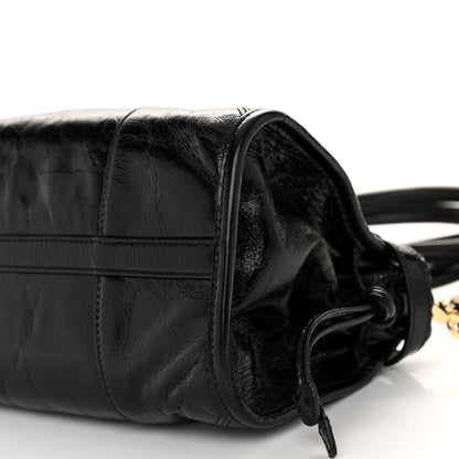 Prada Shiny Nappa Medium Shoulder Bag Black 10 of 10