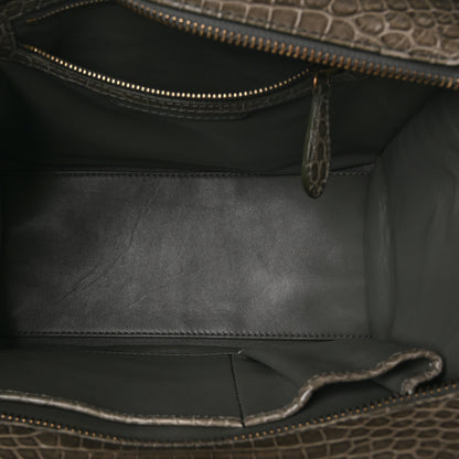 Celine Crocodile Micro Luggage Souris 5 of 9