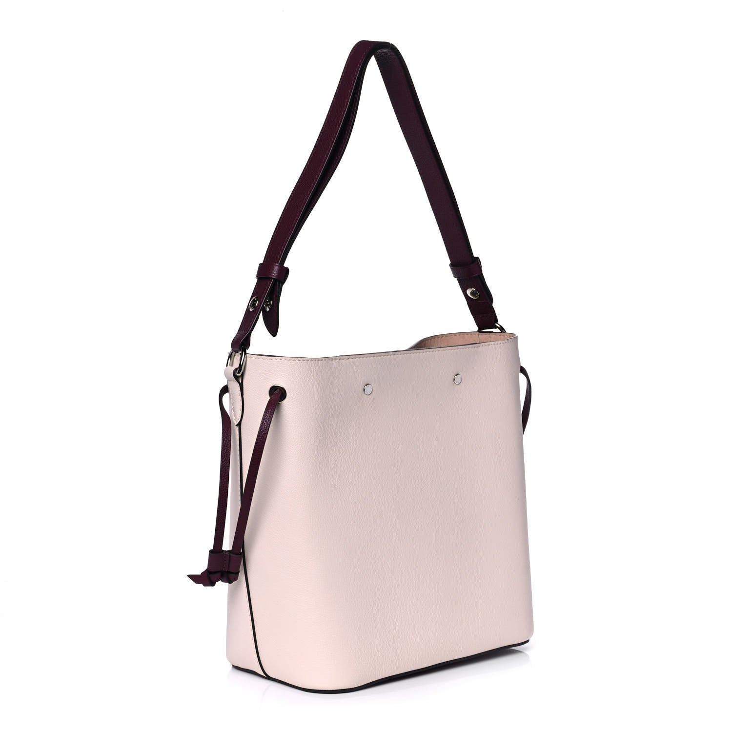 Louis Vuitton Calfskin Lockme Bucket Soie Quartz Calla 2 of 9