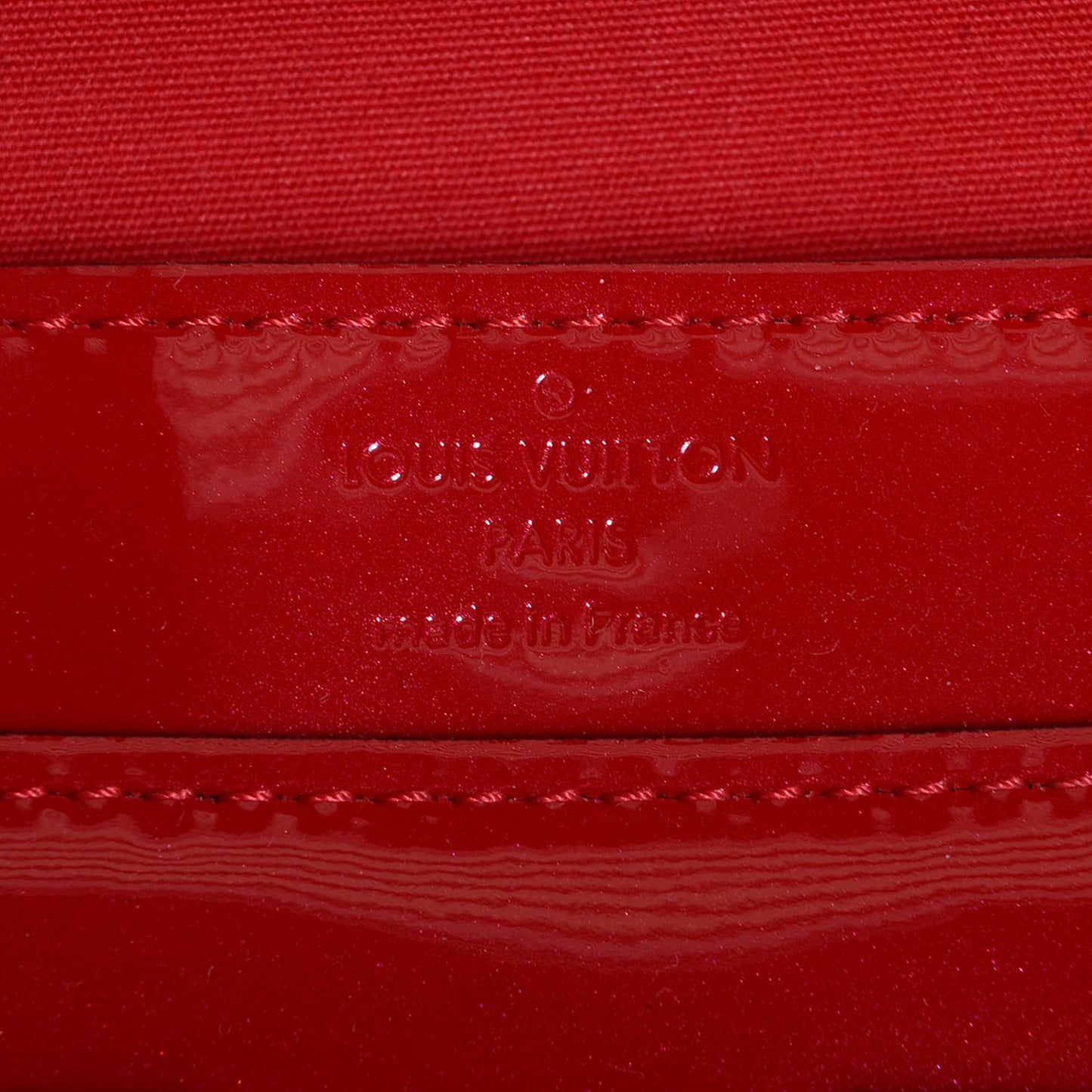 Patent Louise Clutch Pomme D'Amour