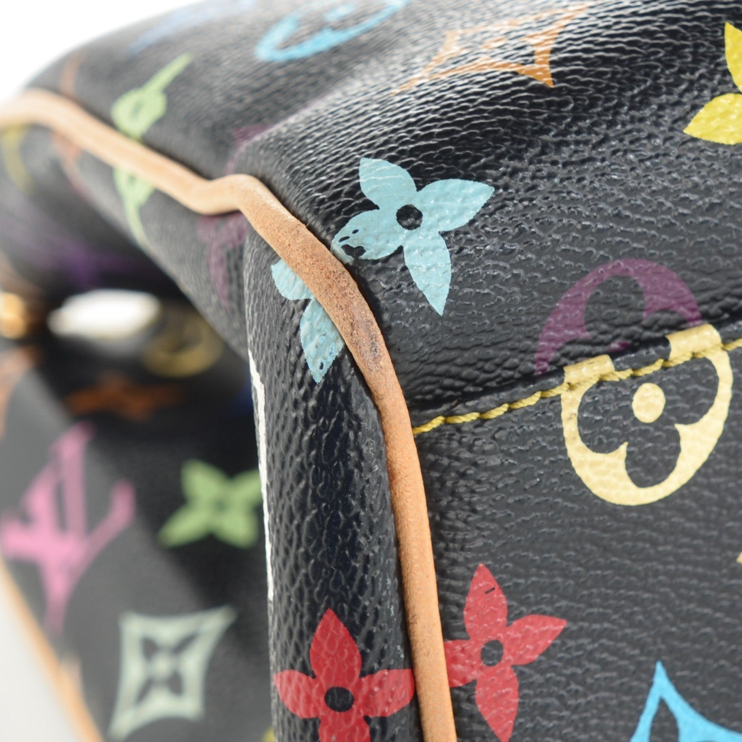 Louis Vuitton LOUIS VUITTON Monogram Multicolor Aurelia MM Black 2 of 11