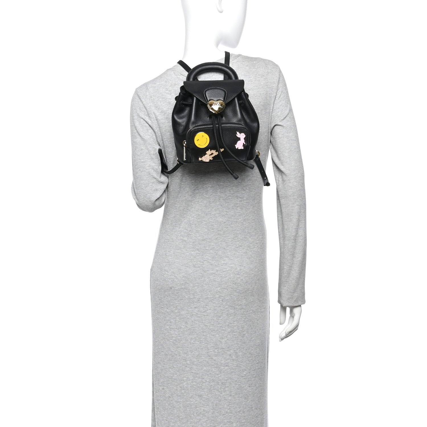 Marc Jacobs Calfskin The Bubble Backpack Black 2 of 9