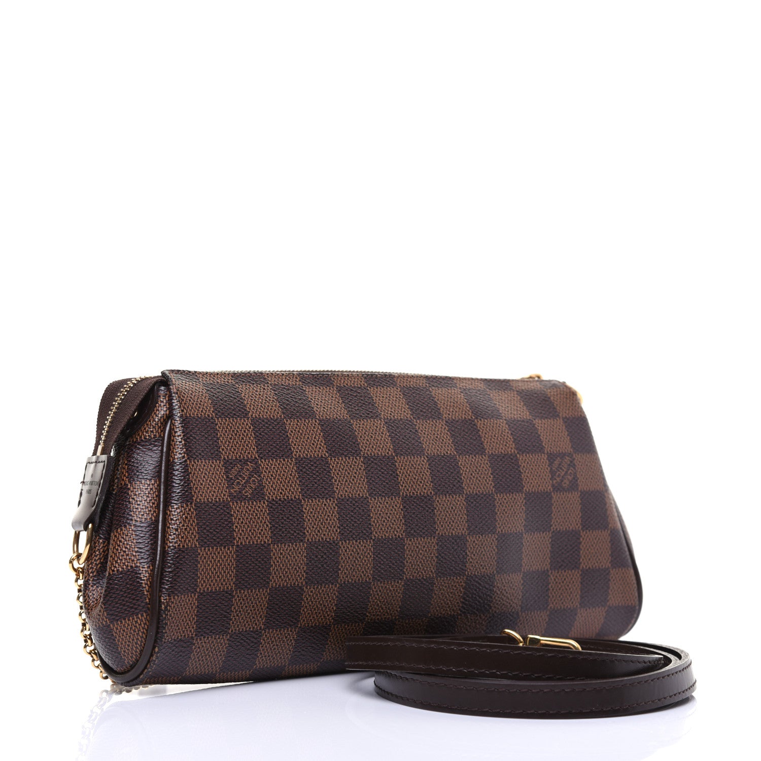 Louis Vuitton Damier Ebene Eva Clutch 3 of 13