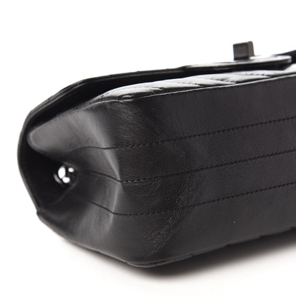 Chanel Aged Calfskin Chevron Quilted 2.55 Reissue Mini Flap So Black 6 of 11