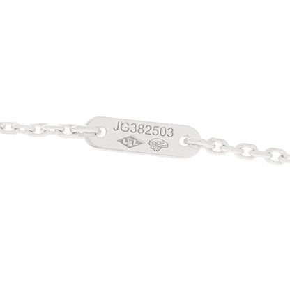 Van Cleef & Arpels 18K White Gold Diamond Sweet Alhambra Pendant Necklace 5 of 5