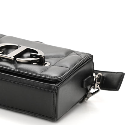 Christian Dior Lambskin Maxi Cannage Small 30 Montaigne Chain Top Handle Bag Black 10 of 10