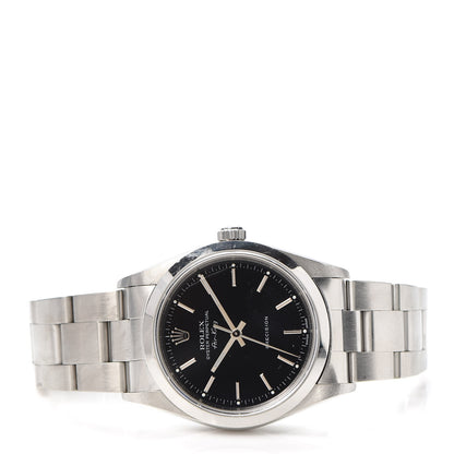 Rolex Stainless Steel 34mm Air-King Oyster Perpetual Precision Watch Black 14000M 2 of 6
