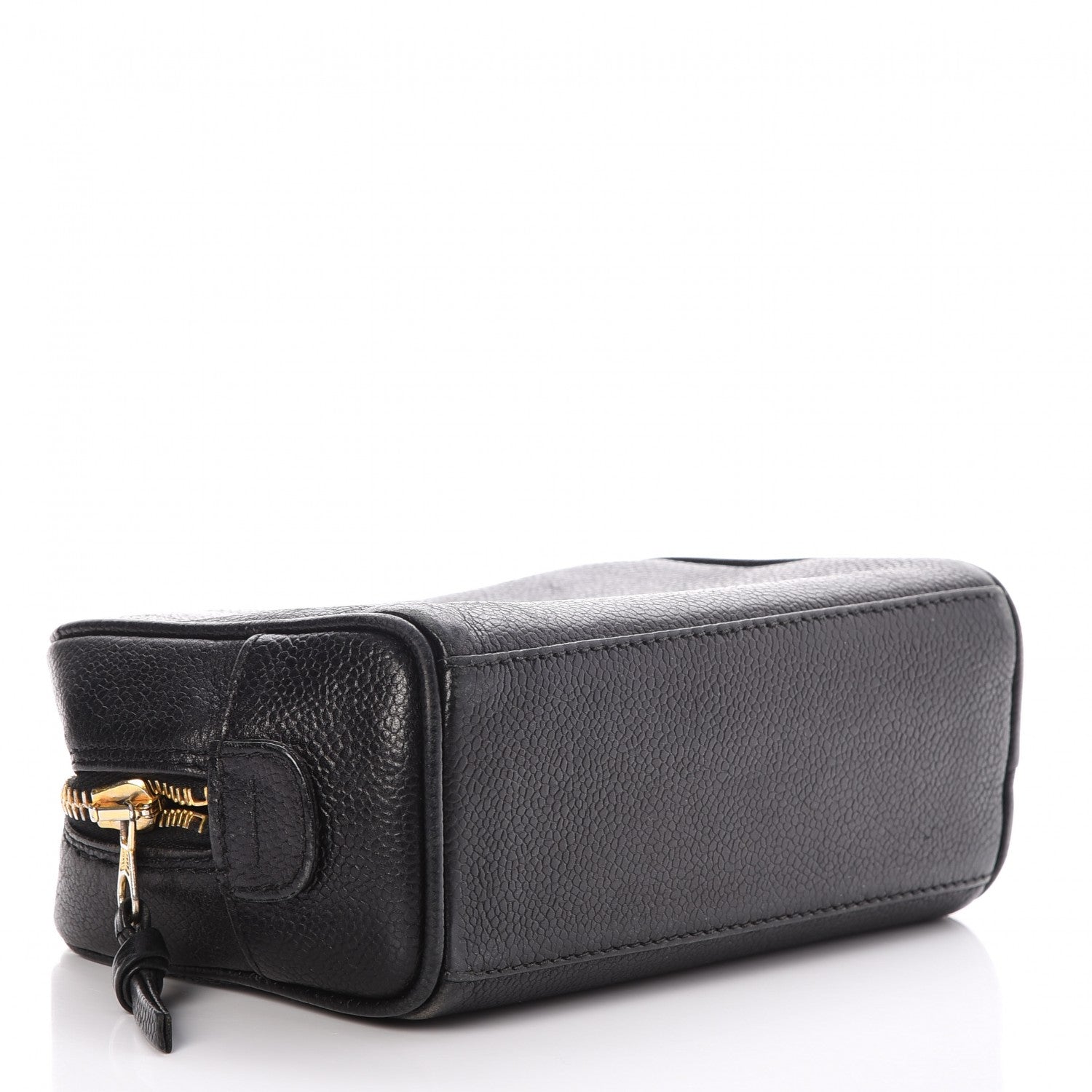 Chanel Caviar Timeless CC Cosmetic Pouch Bag Black 4 of 8