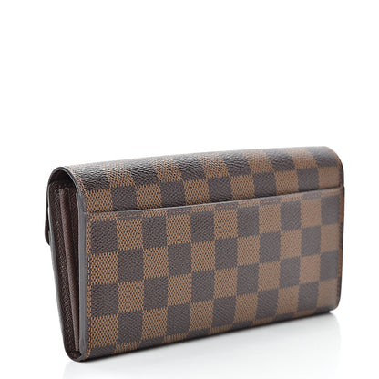 Louis Vuitton Damier Ebene Sarah Wallet NM 3 of 8