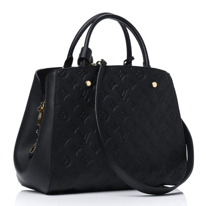 Louis Vuitton Empreinte Montaigne MM Black 5 of 15