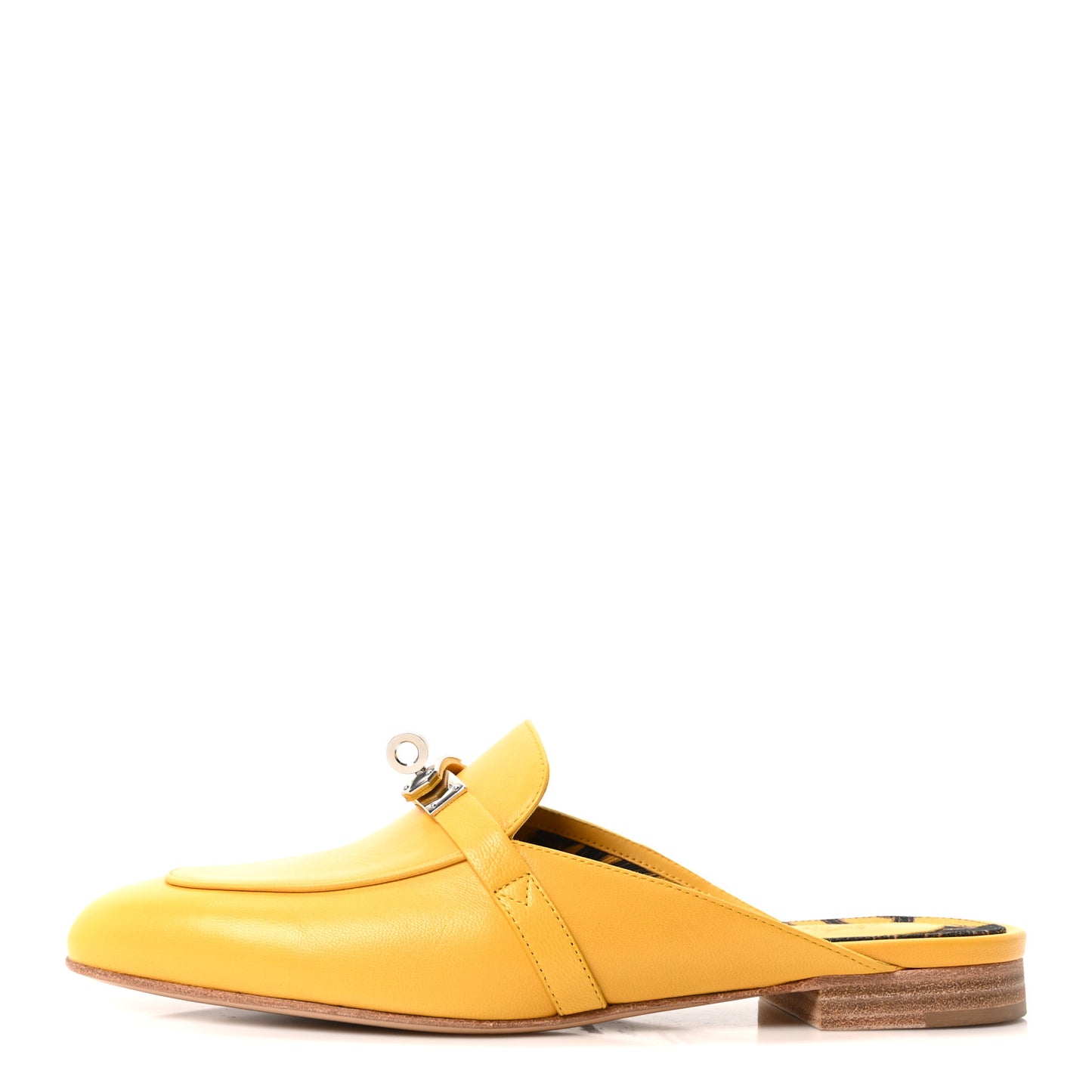 Goatskin Oz Mules 39 Jaune Sable