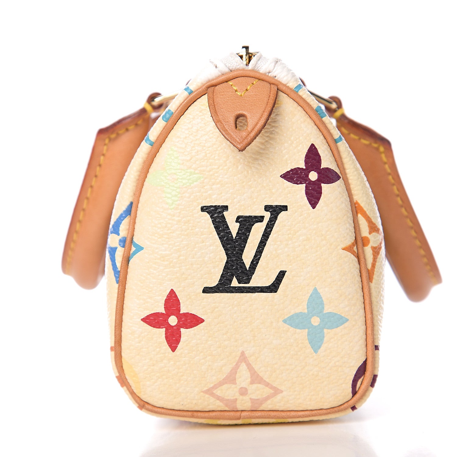 Louis Vuitton Monogram Multicolor Mini Sac HL Speedy White 8 of 9